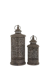 Lugano Lanterns Set of 2 Lanterns Foxyavenue UK